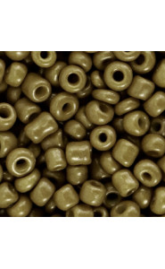Seed beads 6/0 (4mm) Olive green